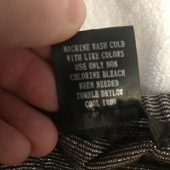 Bronze metallic dress cutout cap sleeves - Picture 6 of 6